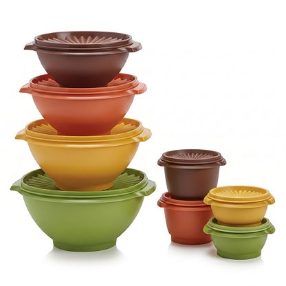Tupper Ware 80th Anniversary Servalier®  Bowls Set of 8