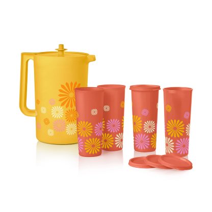 Tupper Ware 80th Anniversary Classic Sheer® Pitcher & Tumbler Set